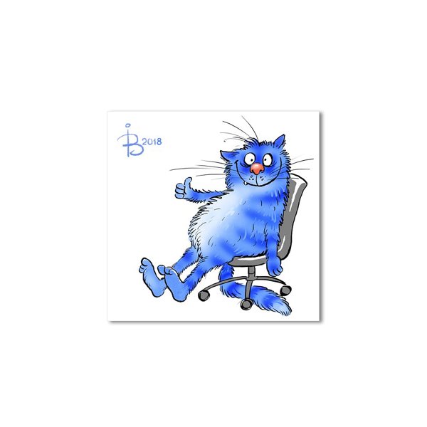 Синие коты Ирины Зенюк Стикеры