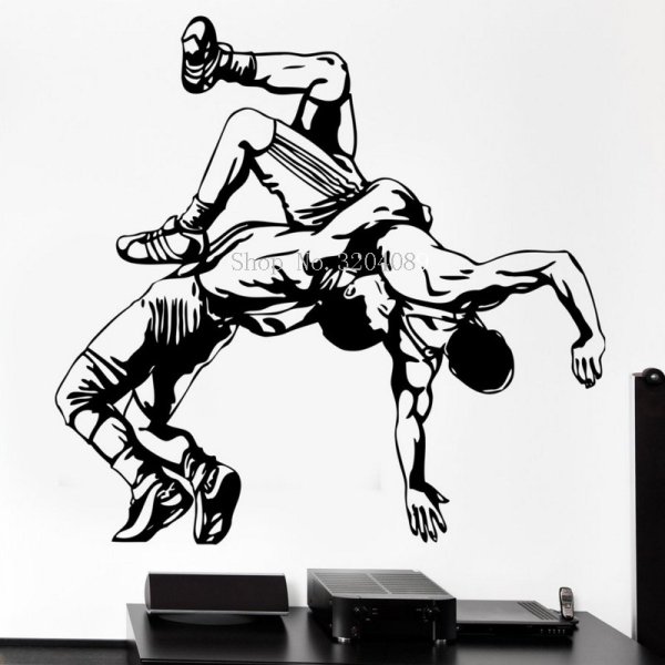 Борцы греко-римской борьбы вектор