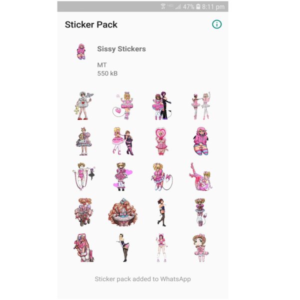 Sissy Стикеры