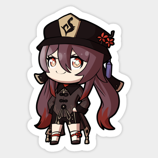 Ху Тао Геншин Чиби Стикеры