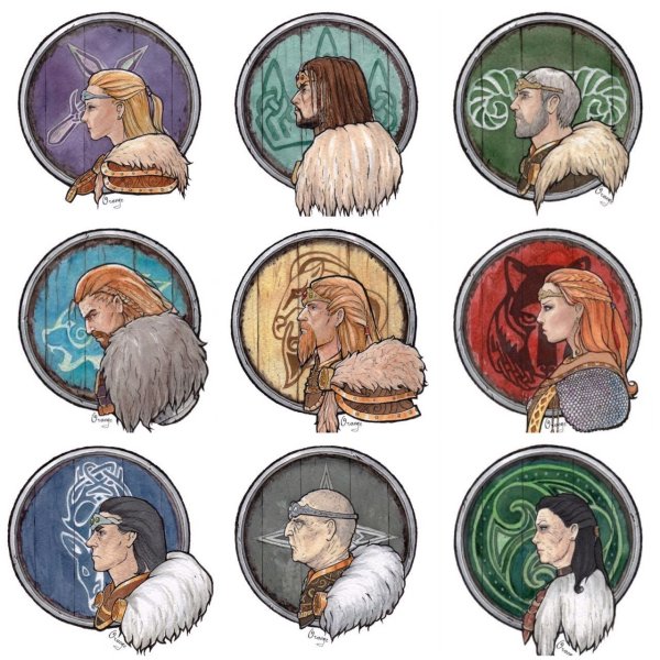 Стикеры с Скайримом