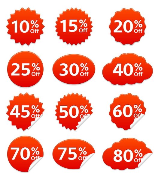 Значок скидки