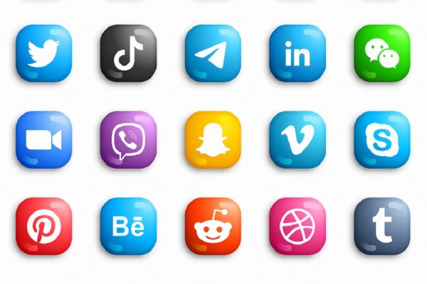 3d иконки социальных сетей
