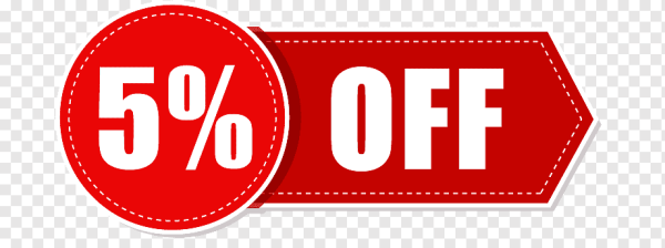 Стикер акция вектор