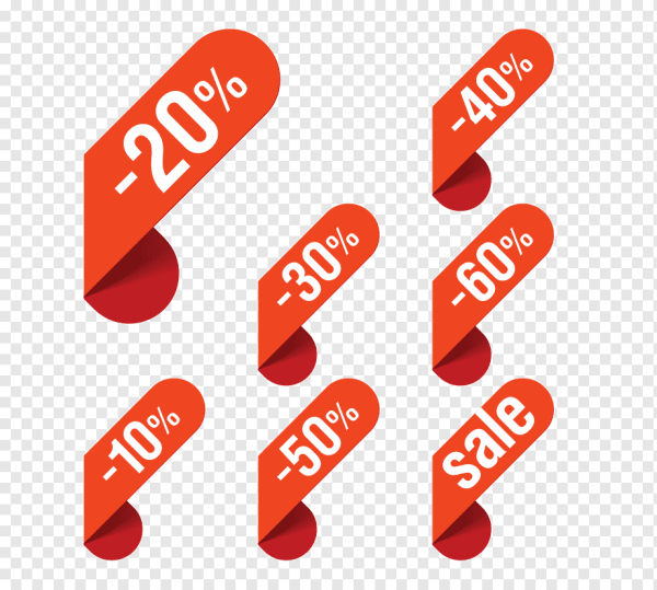 Стикер акция