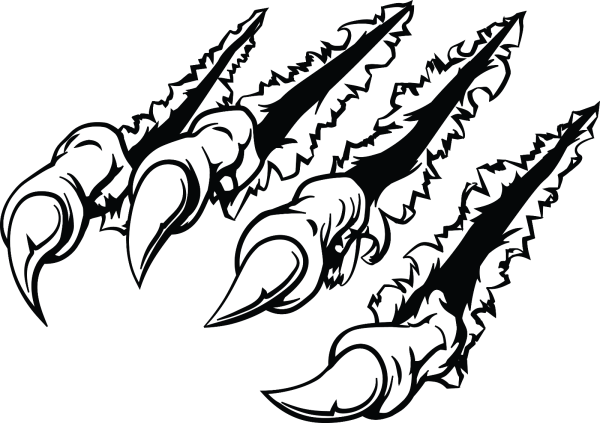 Порезы от когтей вектор