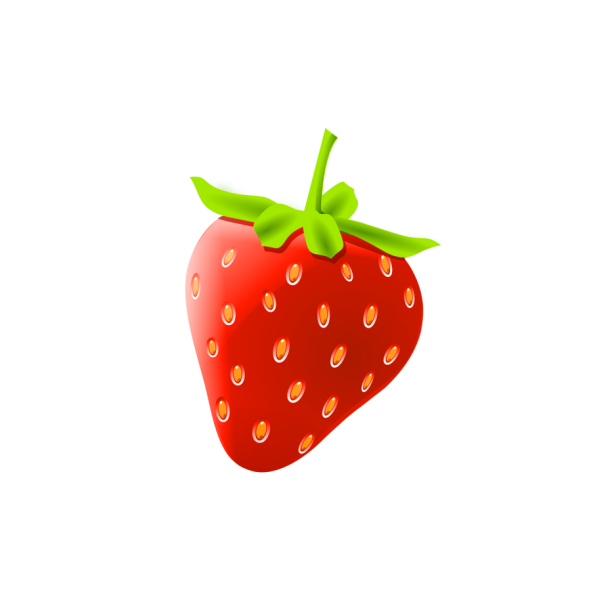 Земляника наклейка