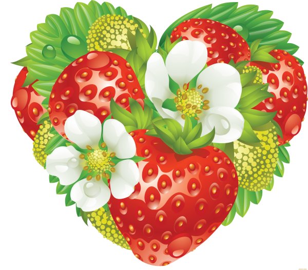 Куст клубники вектор