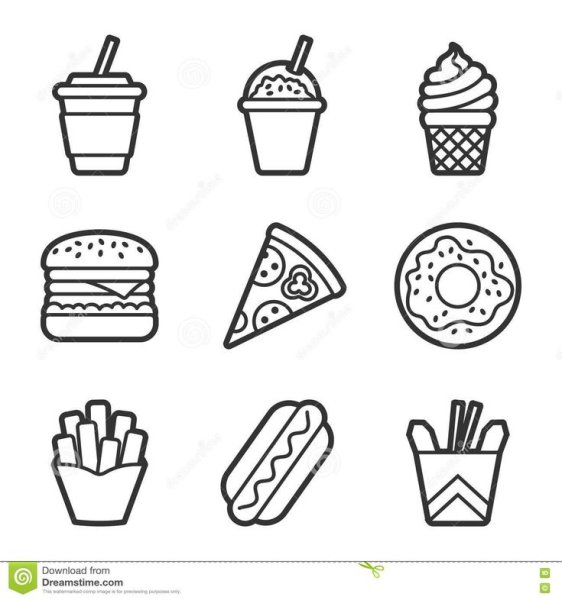 Школьные принадлежности вектор чб