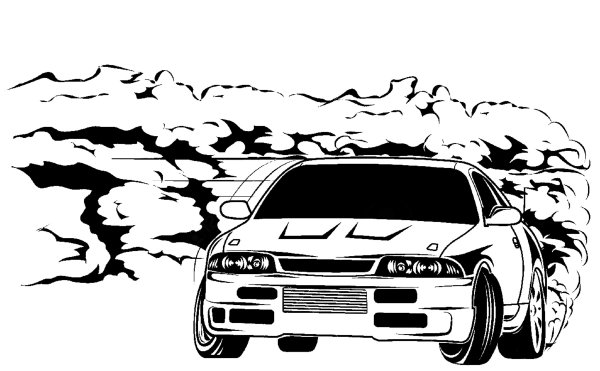 Nissan Skyline r34 без фона