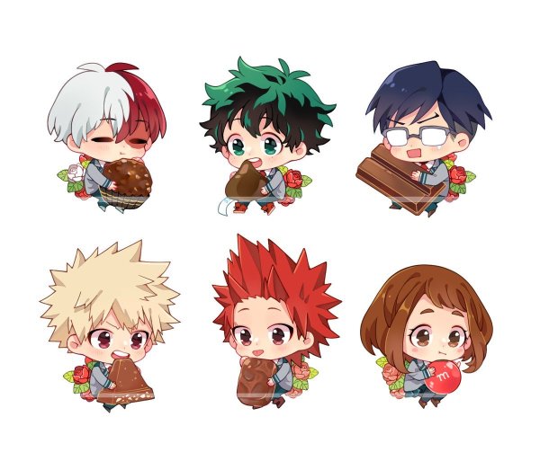 Моя геройская Академия Стикеры