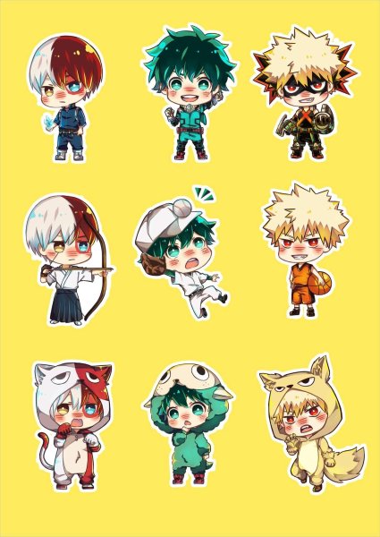 Аниме Стикеры вайфу