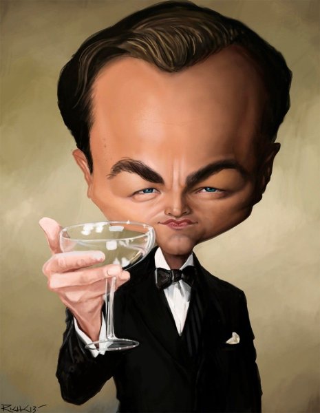 Шарж Леонардо ди Каприо