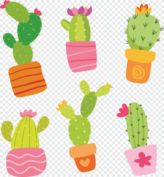 Рисунок растение в горшке Минимализм