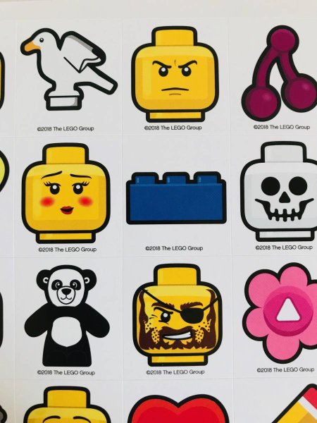Лего наклейки