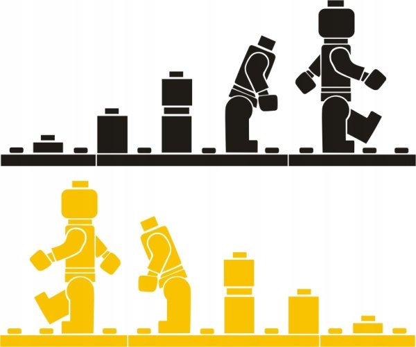 Стикеры лего