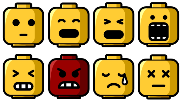 Наклейки на стену лего