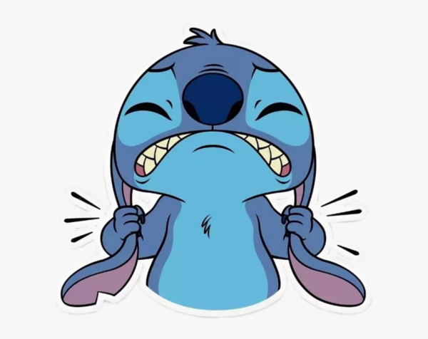 Стич АЛОХА стикер