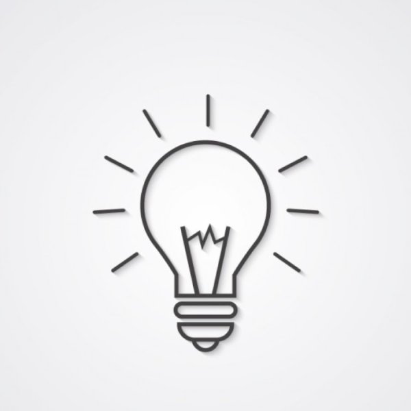 Лампочка эскиз