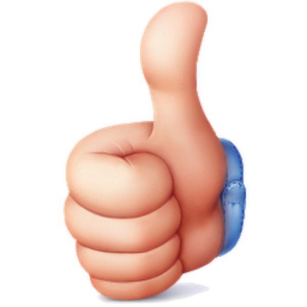 Указательный палец вперед