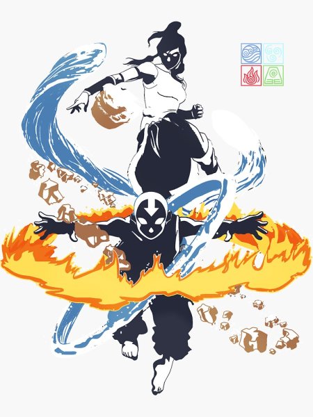 Стикеры Легенда об Аанге