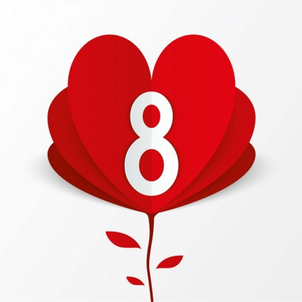 Эмблема 8 марта