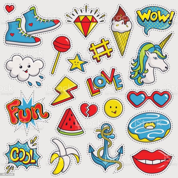 Стикеры одежда