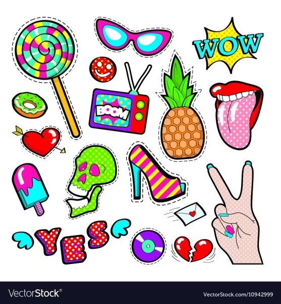 Наклейки для распечатки пин