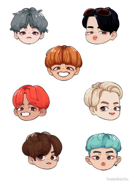 Наклейки БТС