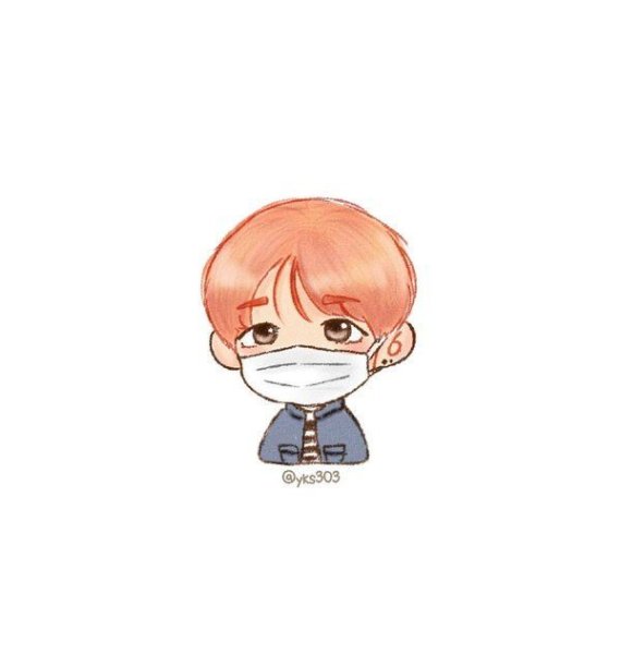 Чиби Тэхен из БТС