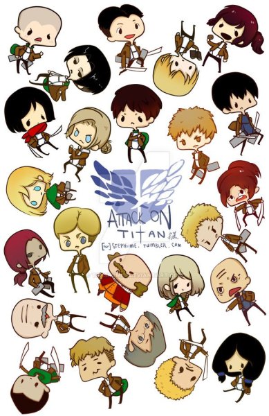 Стикеры Attack on Titan