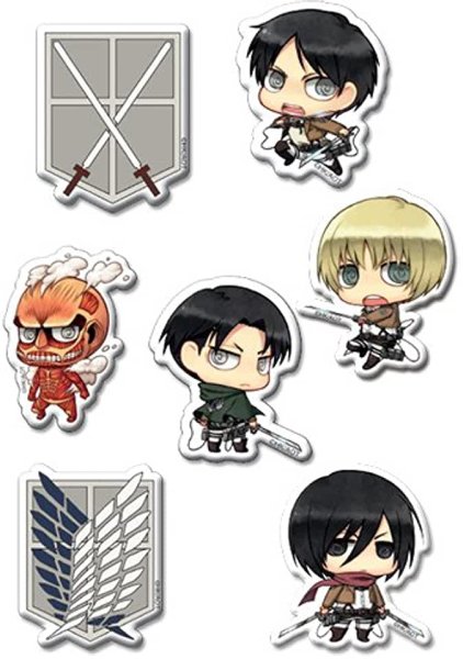 Стикеры Attack on Titan