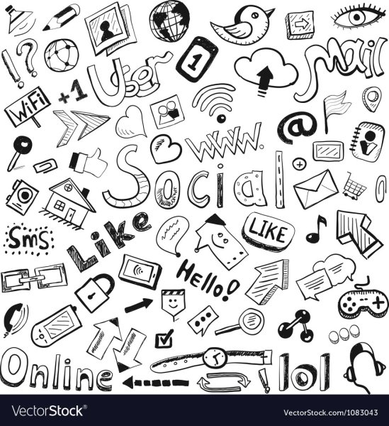 Соцсети карандашом