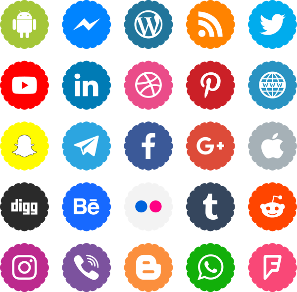 Значки социальных сетей