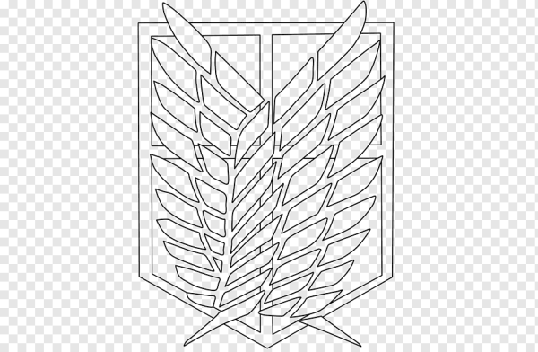 Знак развед корпуса в аниме атака титанов