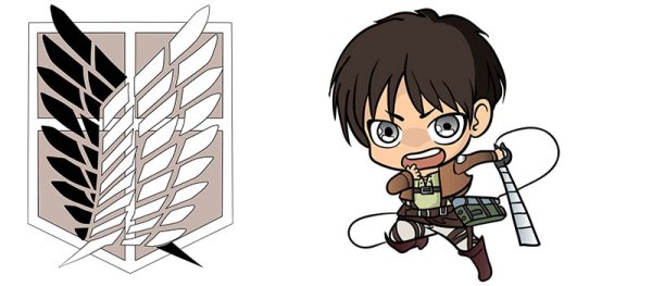 Срисовать аниме атака титанов