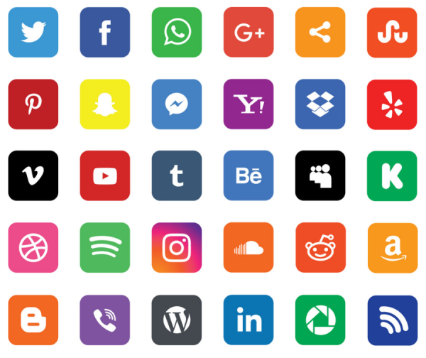 Иконки соцсетей