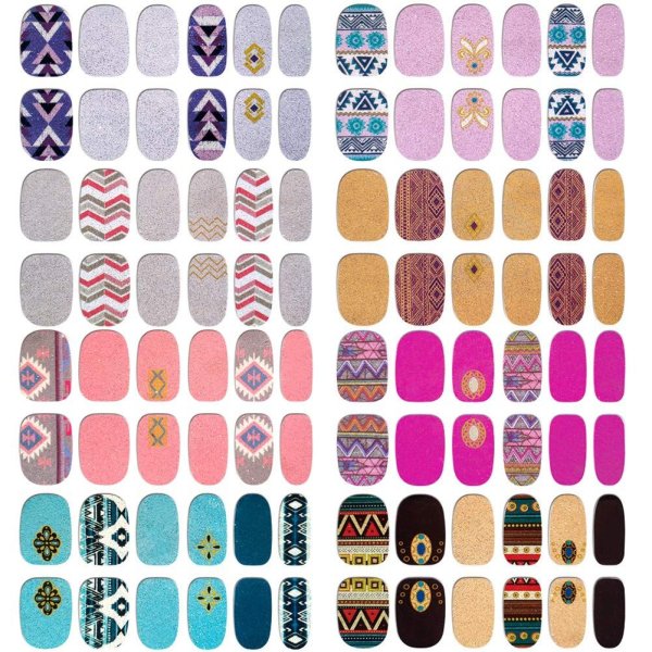Популярные наклейки на ногти