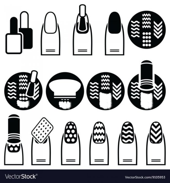 Маникюр вектор