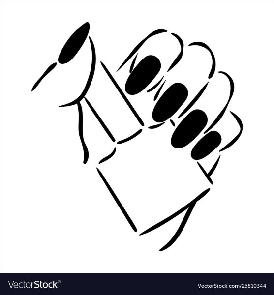 Лак для ногтей силуэт