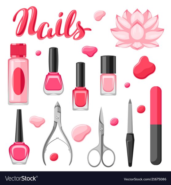 Лак для ногтей эскиз