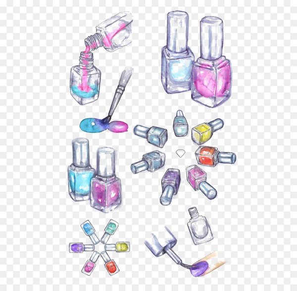 Инструменты для ногтей вектор