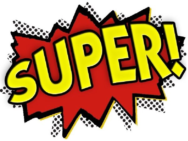 Надпись super