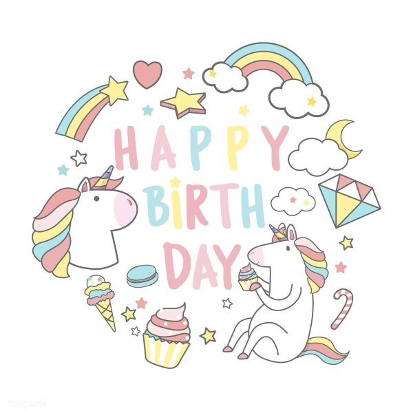 Happy Birthday надпись