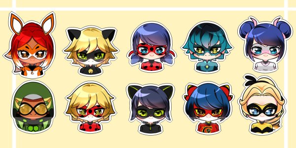 Miraculous Stickers