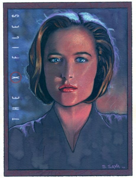 Секретные материалы арт Dana Scully