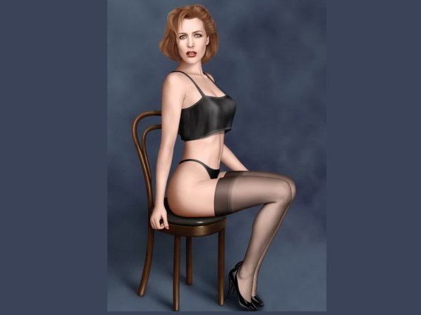 Фокс Малдер и дана Скалли