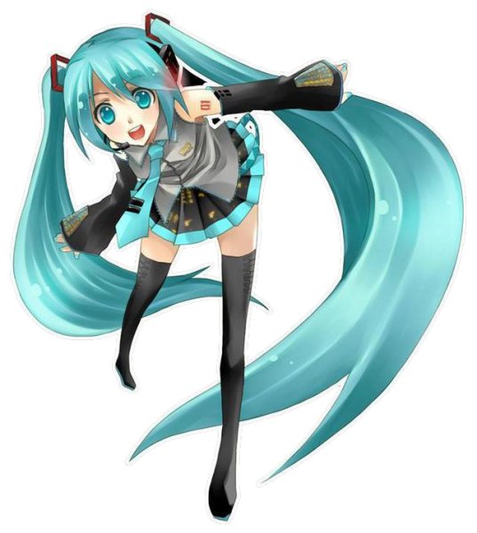 Hatsune Miku лук-порей