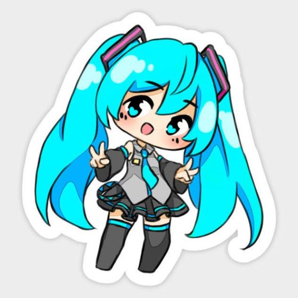 Хацунэ Мику Стикеры