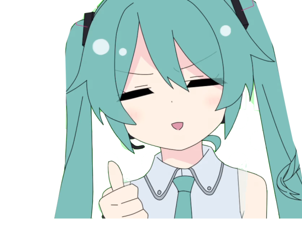 Хатсуне Мику Стикеры телеграмм